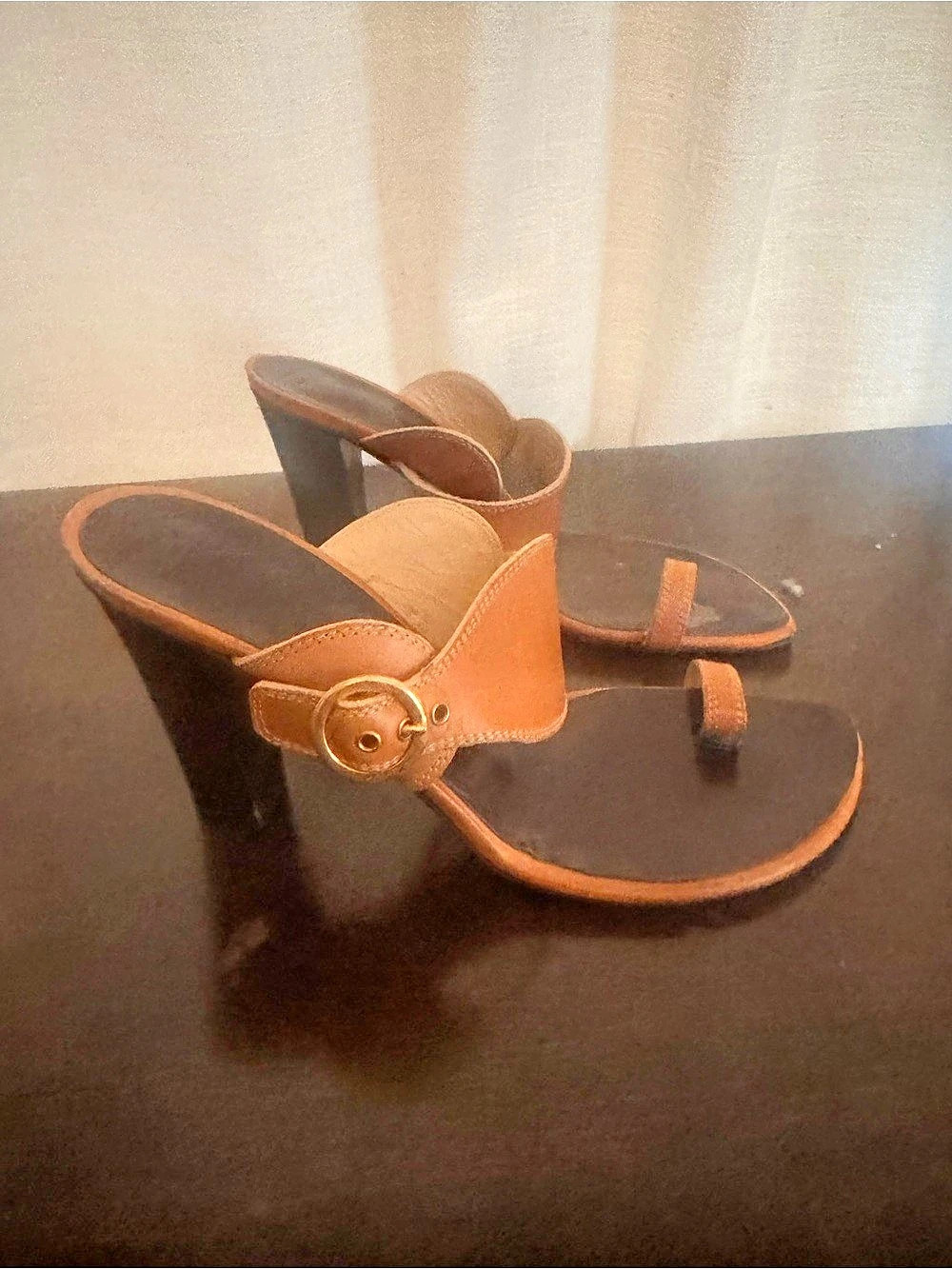 Giuseppe Zanotti Brown Leather Heels EU 39